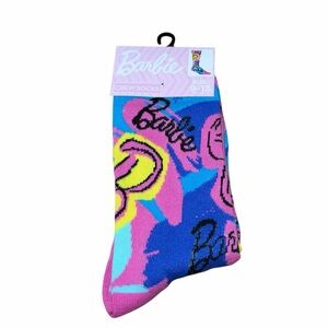 Barbie Multicolor Crew Socks